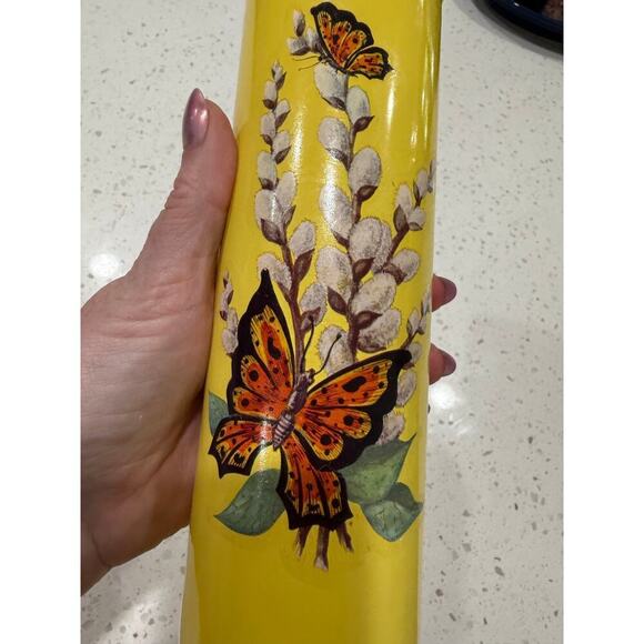 Tall vintage monarc butterfly wick candle never used - Picture 3 of 6